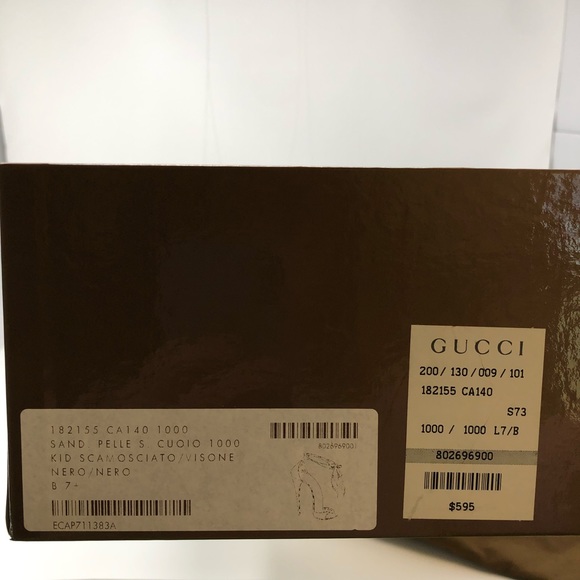 Gucci Mink Pom Pom Stilettos - Picture 8 of 8